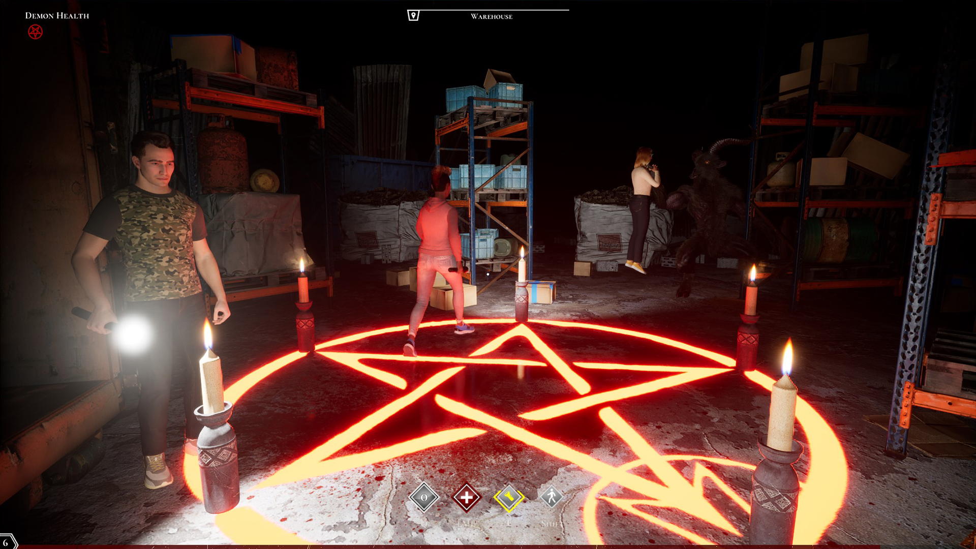 Demonic Episode Screenshot – Industrial Warehouse